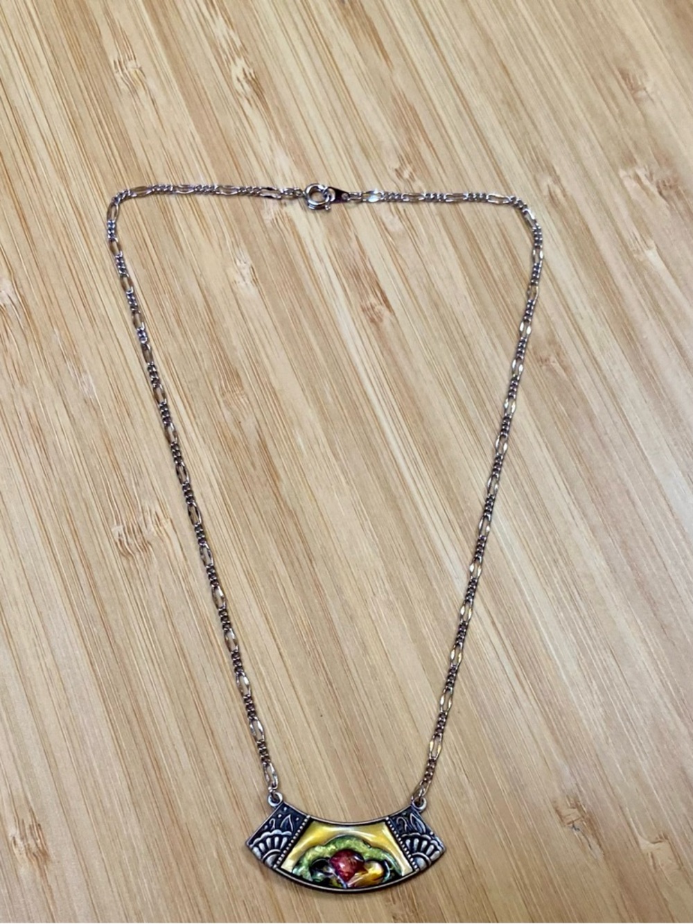 Vintage Duri Art Nouveau Revival 
Pendant Necklace